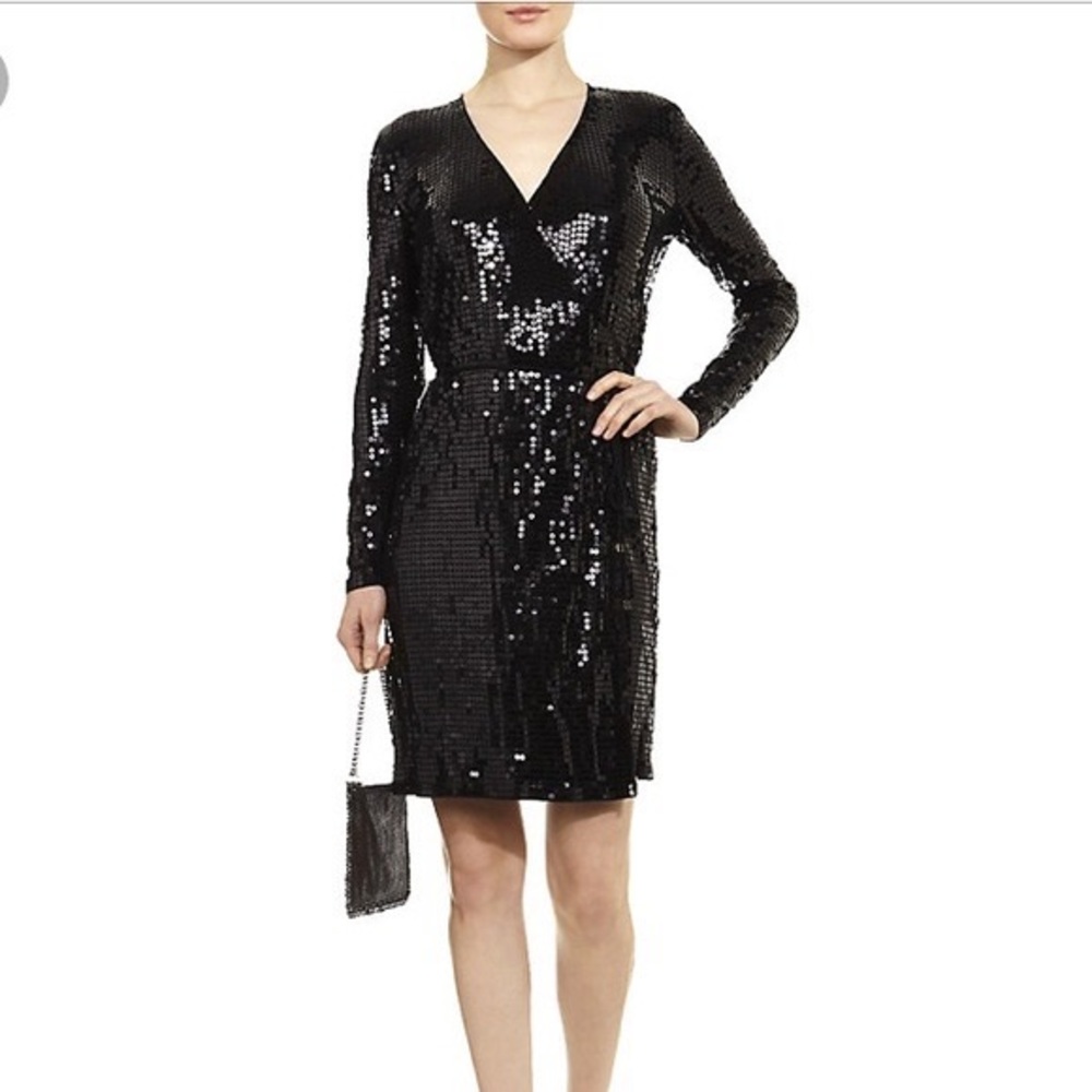 Michael Kors Sequins Black Dress